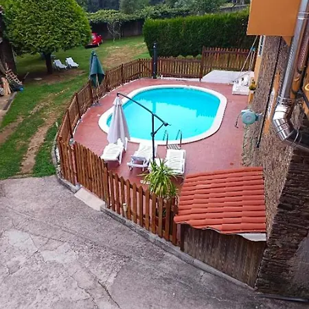 Villa Elegant With Mountain View In Empalme De Vilar Private Pool Vilar (Santiago)